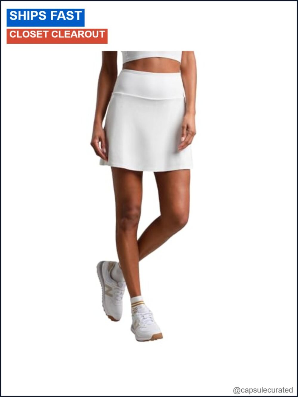Rhone Course to Court Skort 16" Golf Tennis Athletic Skort Nylon Spandex